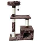 CAT TREE 4 TIERS WITH BOXHOME & TOY (L60*W33*H97)cm YS83317