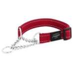 UTILITY - FANBELT OBEDIENCE HALF CHECK - RED (LARGE) RG0HC06C