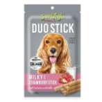 DUO MILKY WITH STRAWBERRY STICK 50g JH53348
