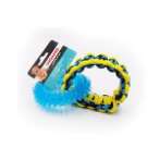 (P)PARACORD ROPE DOUBLE RING WITH TPR(BLUE)(11cm)*NEW IDS0WB20352