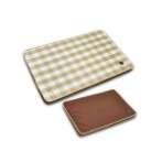 SOOTHING SLEEPING MAT - GINGHAM CHECK BROWN XS (W45xD30xH5cm) A3YPAL10142