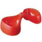 BICIO DOUBLE BOWL (RED) ชามรูปโบว์สำหรับใส่อาหาร (? UP0GU0121RS