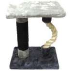 CAT TREE 2 TIERS WITH ROPE (L33*W25*H39)cm YS83335