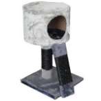 CAT TREE 2 TIERS WITH BOXHOME (L30*W30*H52)cm YS83336