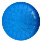 SOFT RUBBER FRISBEE ROUND (BLUE) D23cm YT82615B
