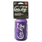 RUBBER - CAN TOY (PURPLE)(LARGE)(10x7)cm*NEW  TD0CT1500