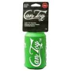 RUBBER - CAN TOY (GREEN)(LARGE)(10x7)cm*NEW   TD0CT1300